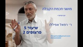 משגי חכמת הקבלה – פרצופים 2